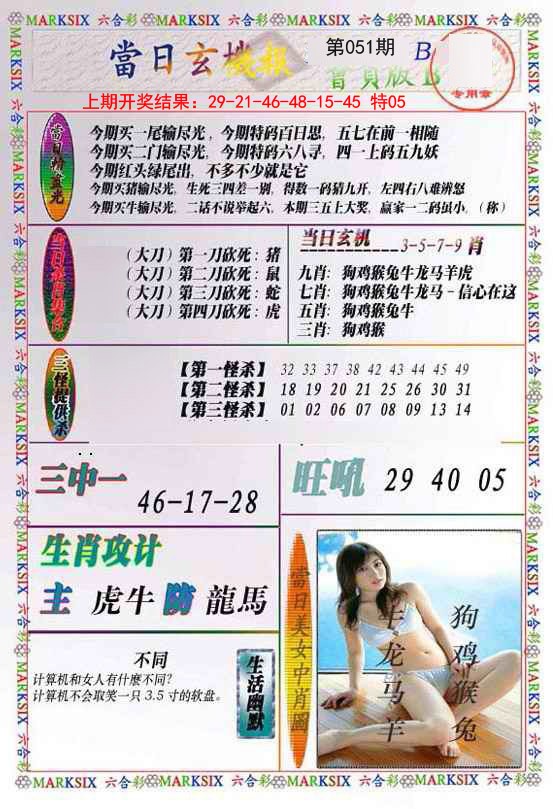 2025051期当日玄机-2