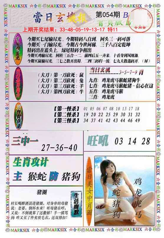 2025054期当日玄机-2