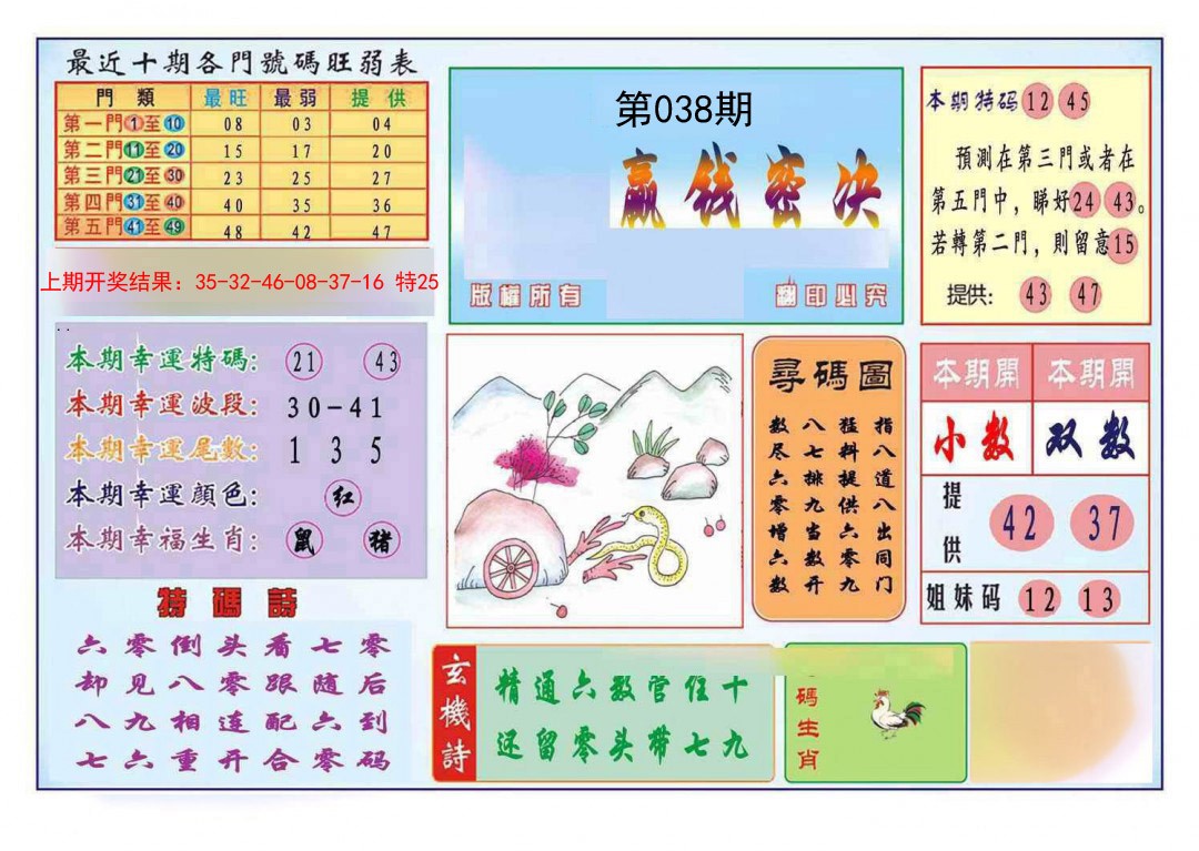 2025038期九龍赢钱密决(推荐)