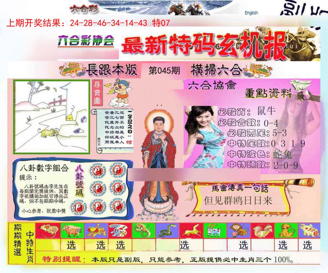 2025045期九龍内幕玄机报