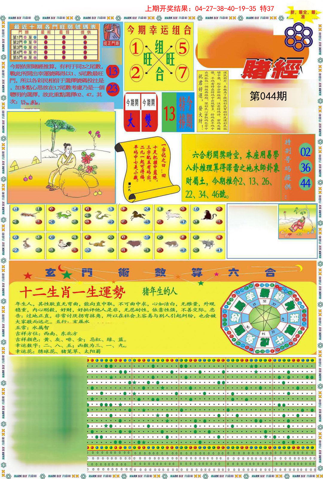 2025044期九龍赌经A(推荐)
