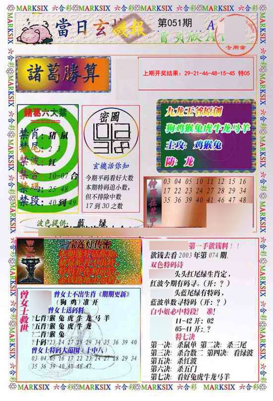 2025051期当日玄机-1