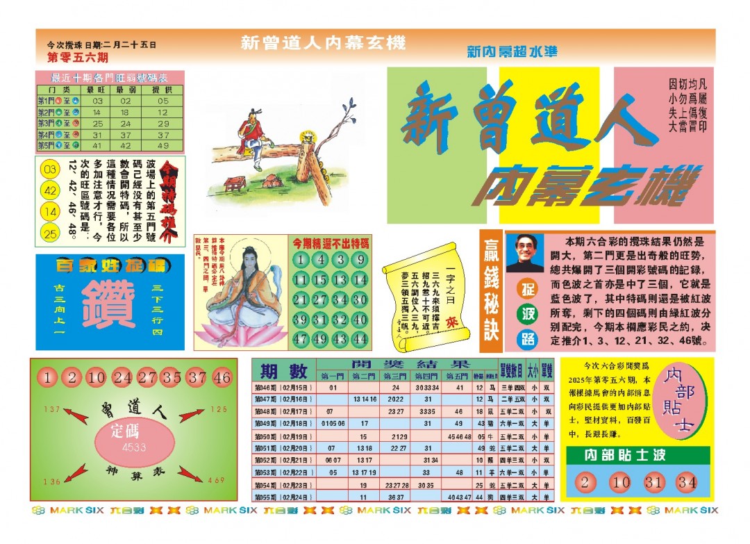 2025056期新曾道人内幕A