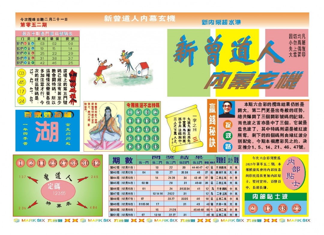 2025052期新曾道人内幕A