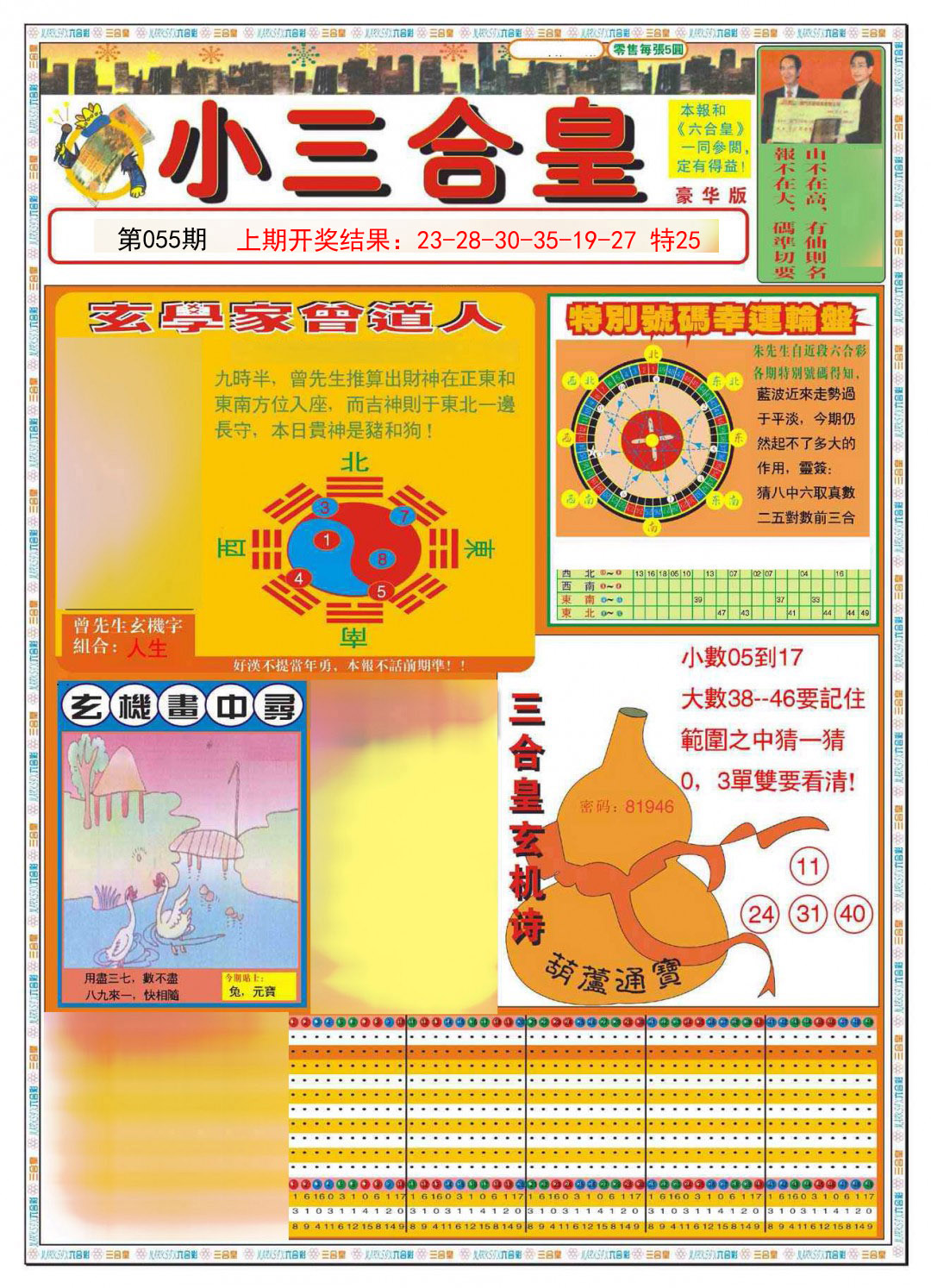 2025055期小三合皇A