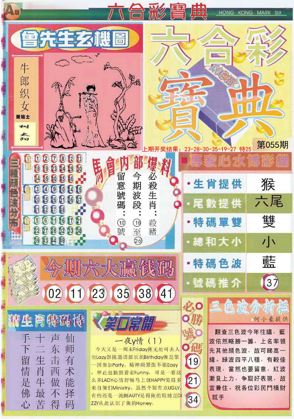 2025055期六合宝典A