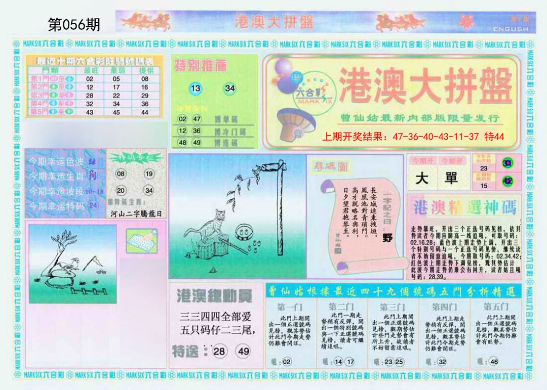 2025056期港澳大拼盘A