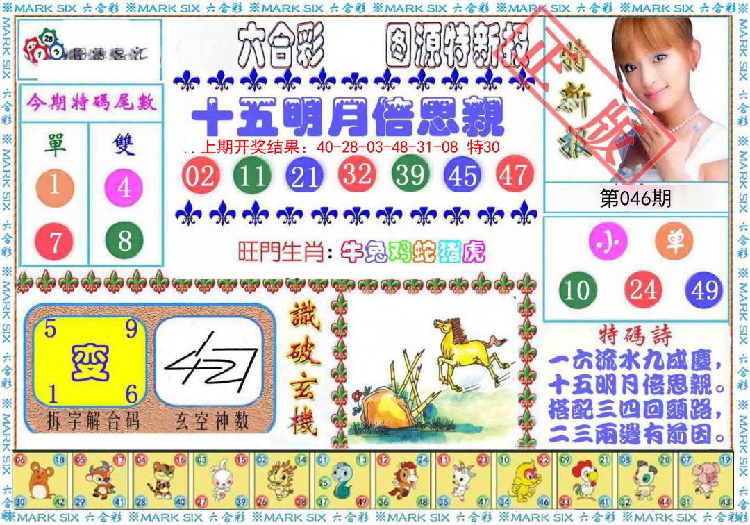 2025046期特新报
