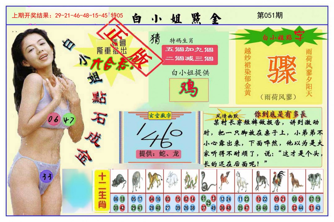 2025051期白小姐点金