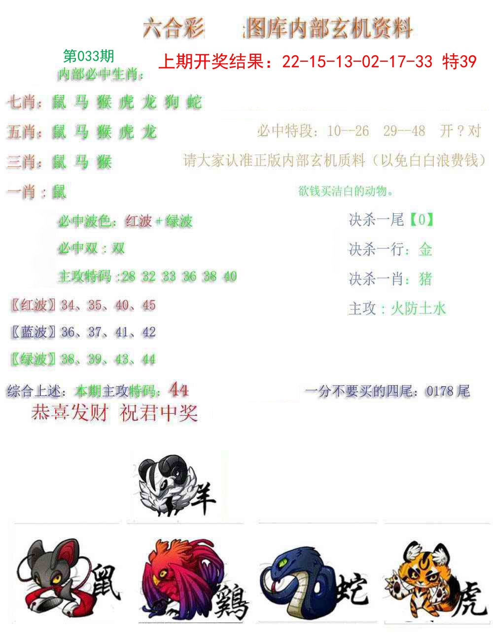 2025033期内部玄机资料