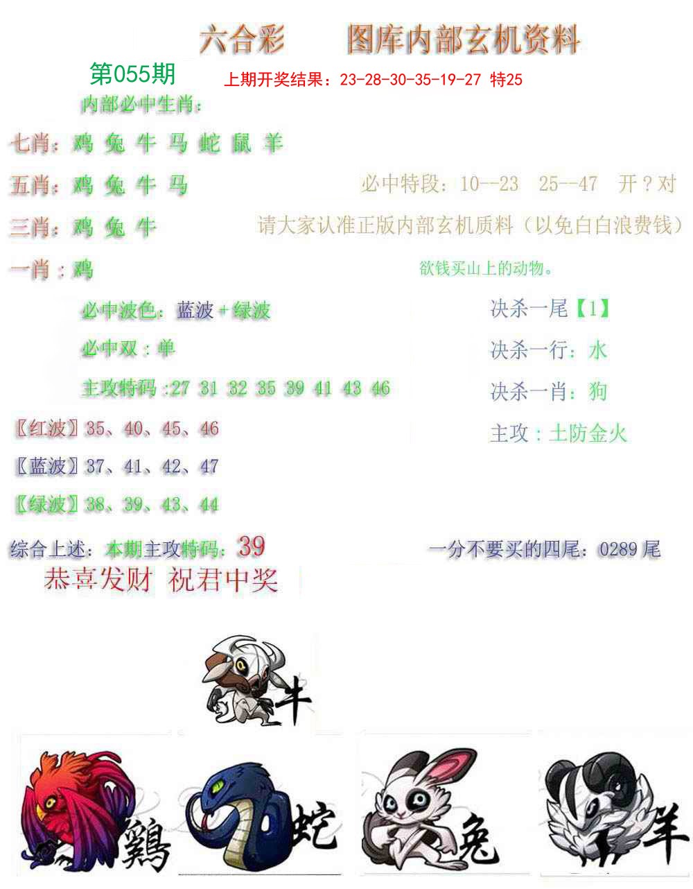 2025055期内部玄机资料