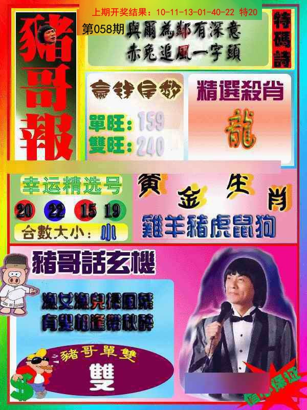 2025058期猪哥报