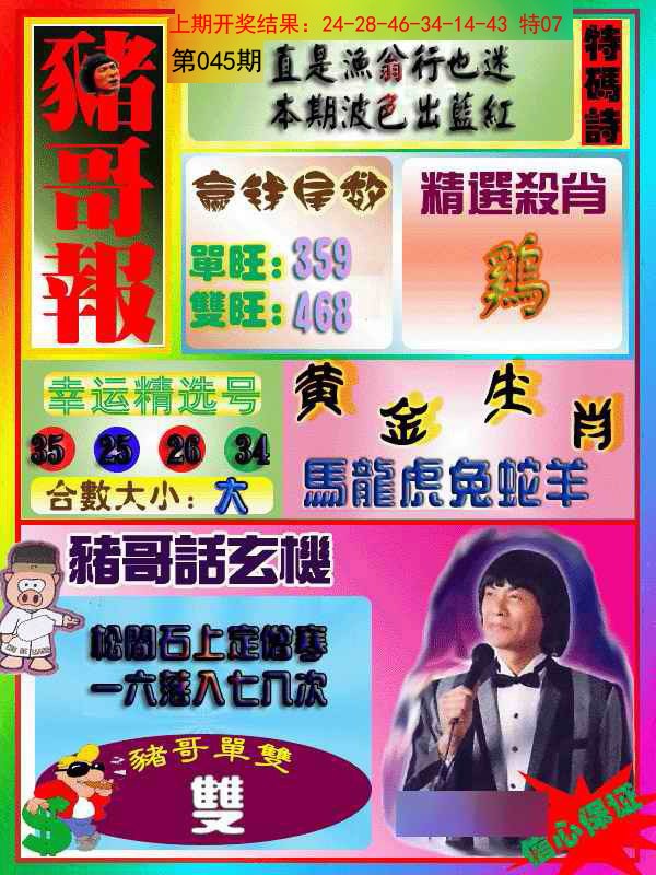 2025045期猪哥报