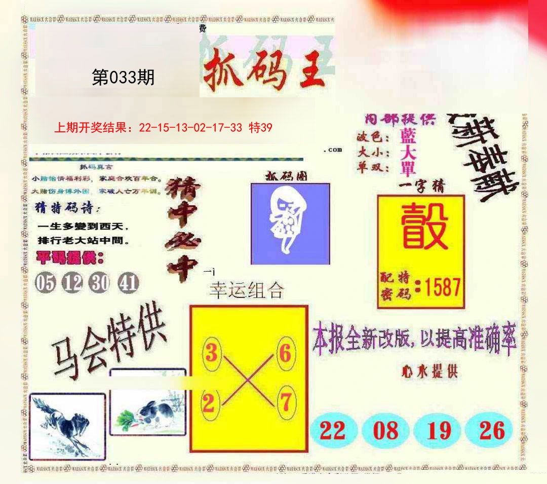 2025033期新抓码王