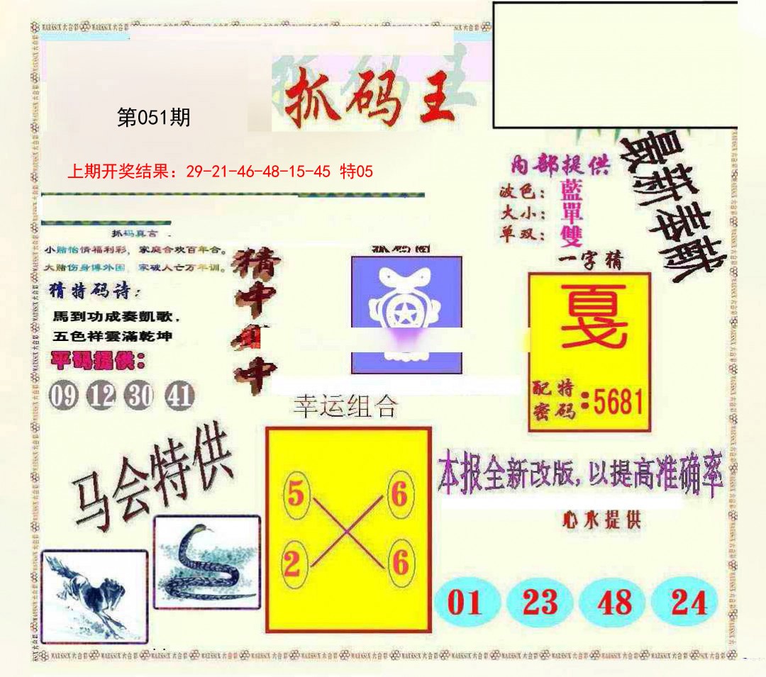 2025051期新抓码王
