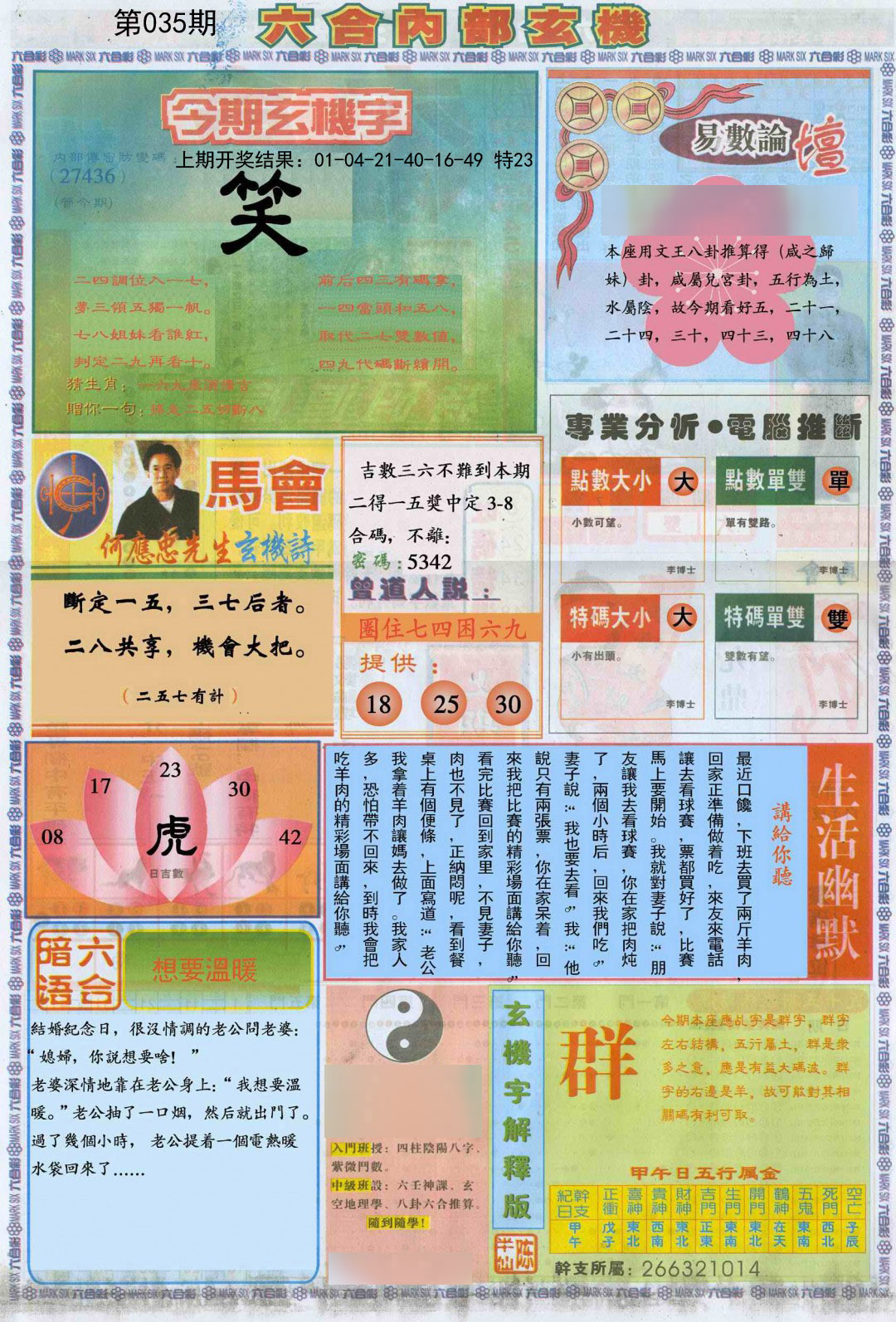 2025035期六合内部B加大版