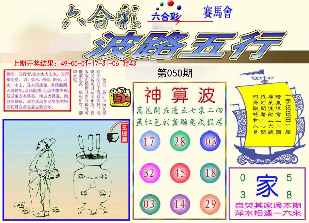 2025050期波路五行