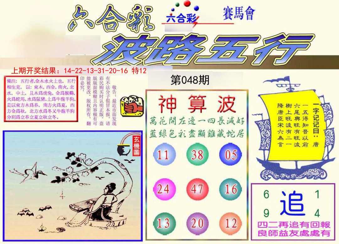 2025048期波路五行