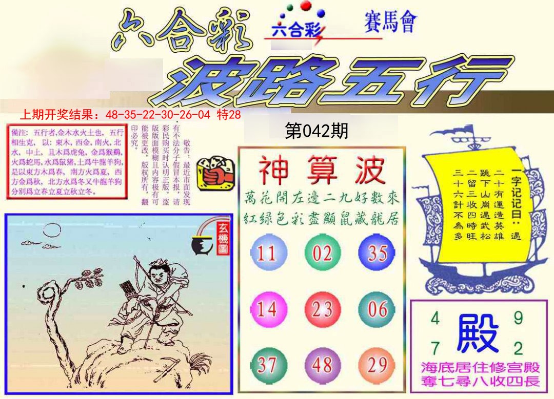 2025042期波路五行