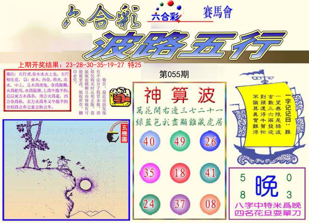 2025055期波路五行