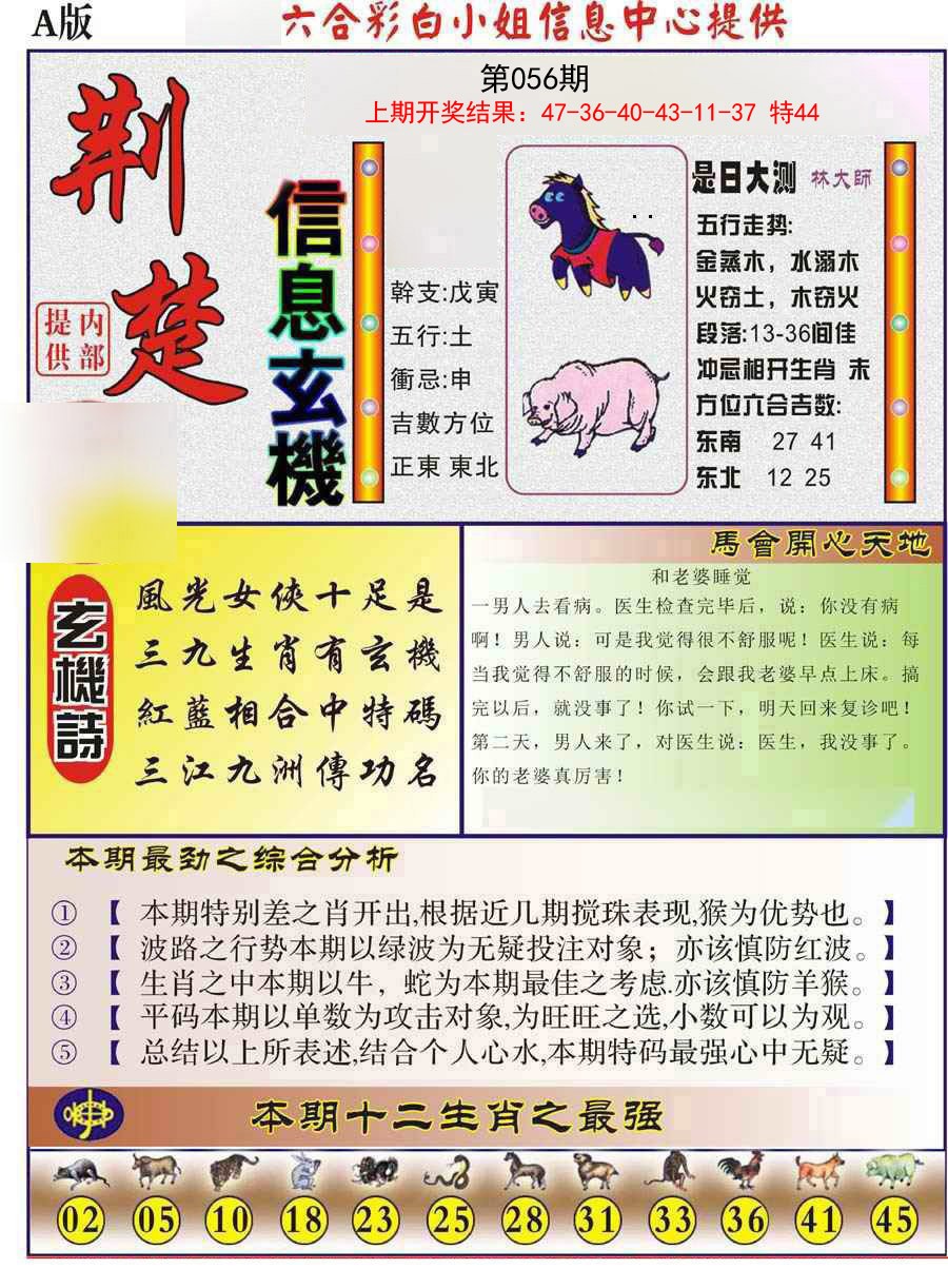 2025056期荆楚信息玄机A