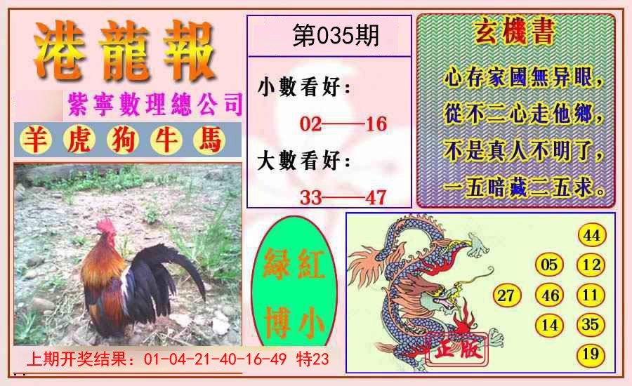 2025035期港龙报