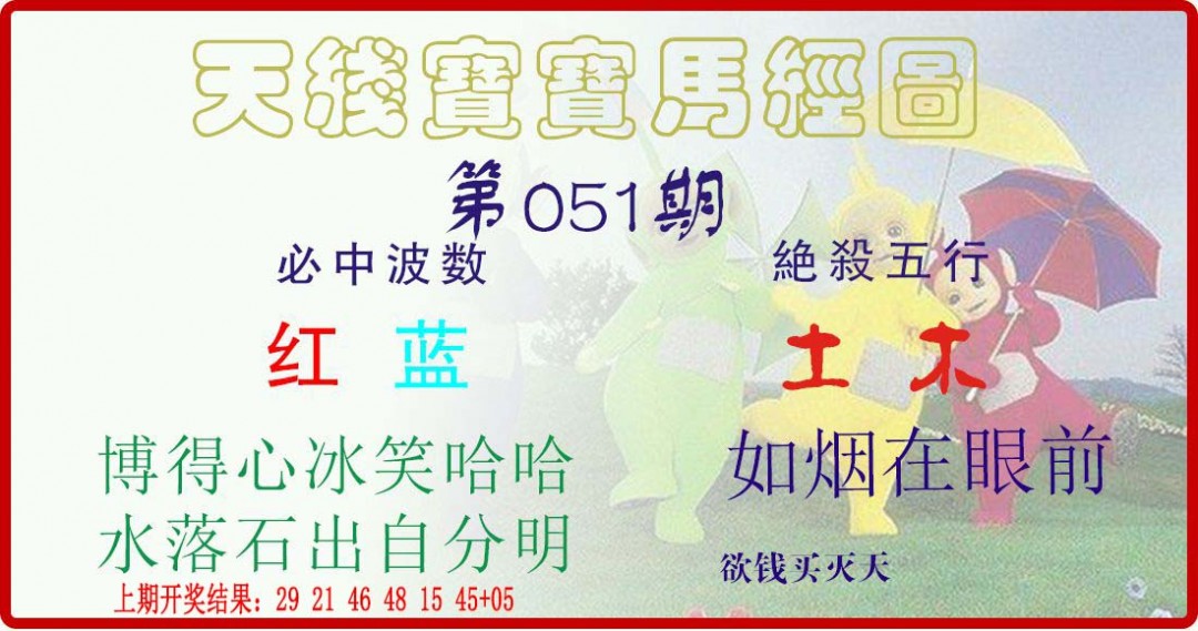 2025051期天线宝宝马经图