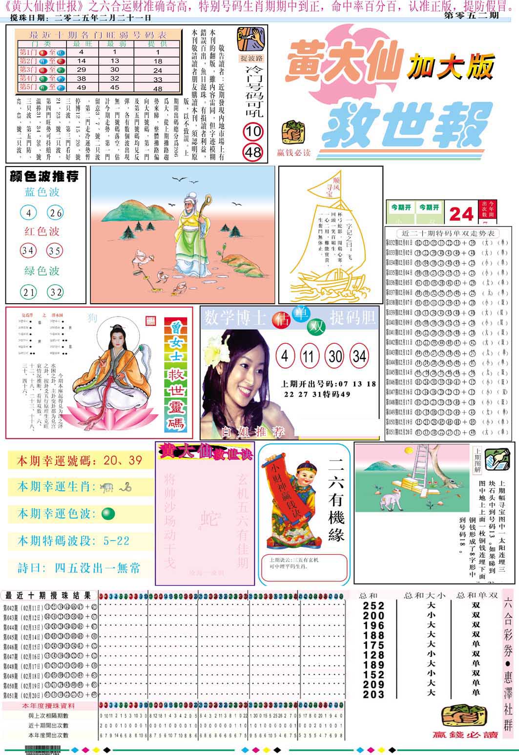 2025052期黄大仙救世A加大版