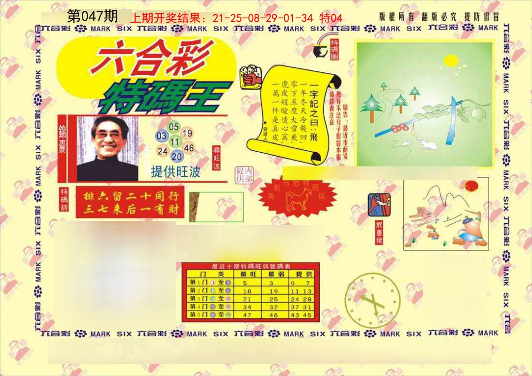 2025047期特码王