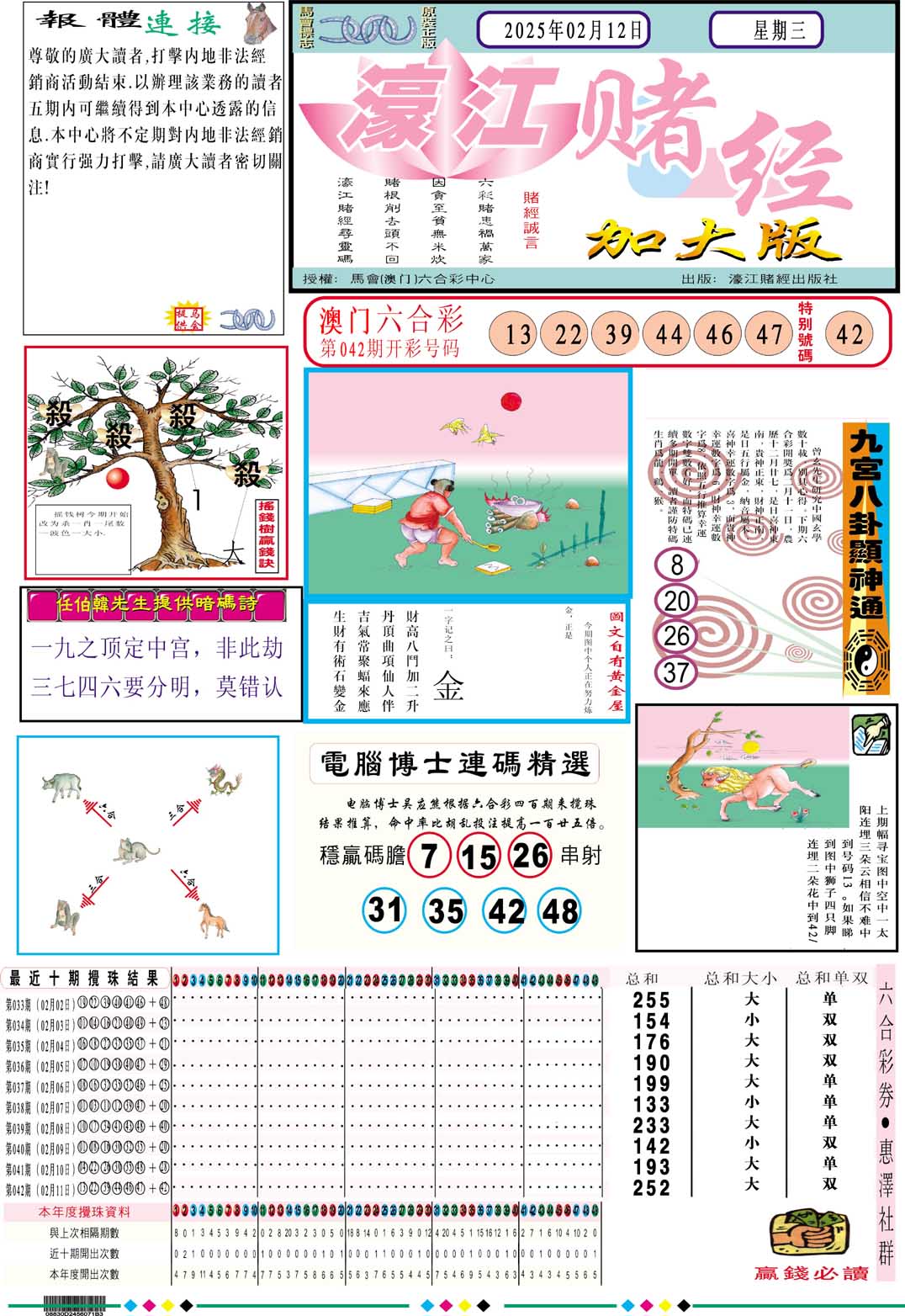2025043期濠江赌经A加大版