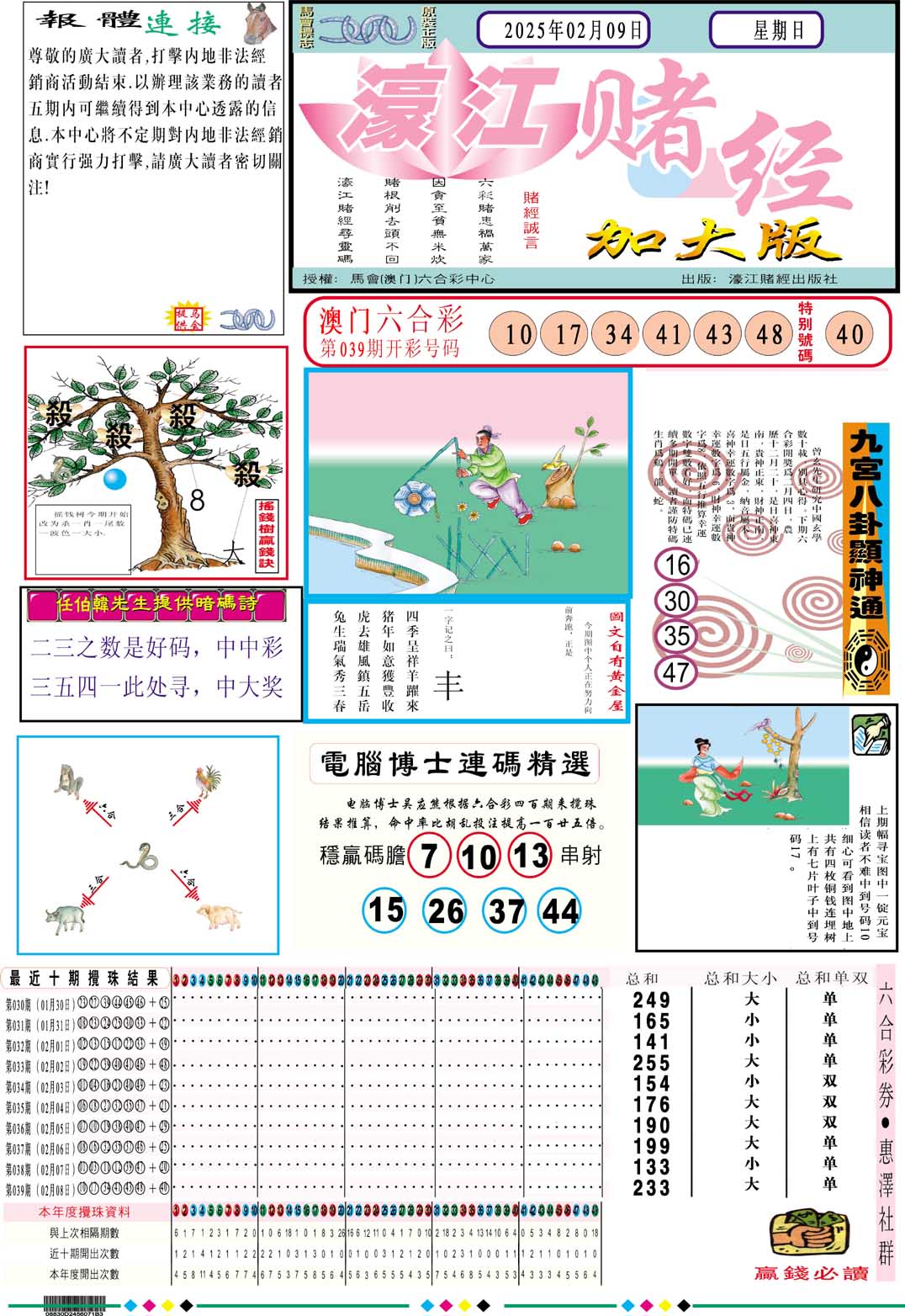 2025040期濠江赌经A加大版