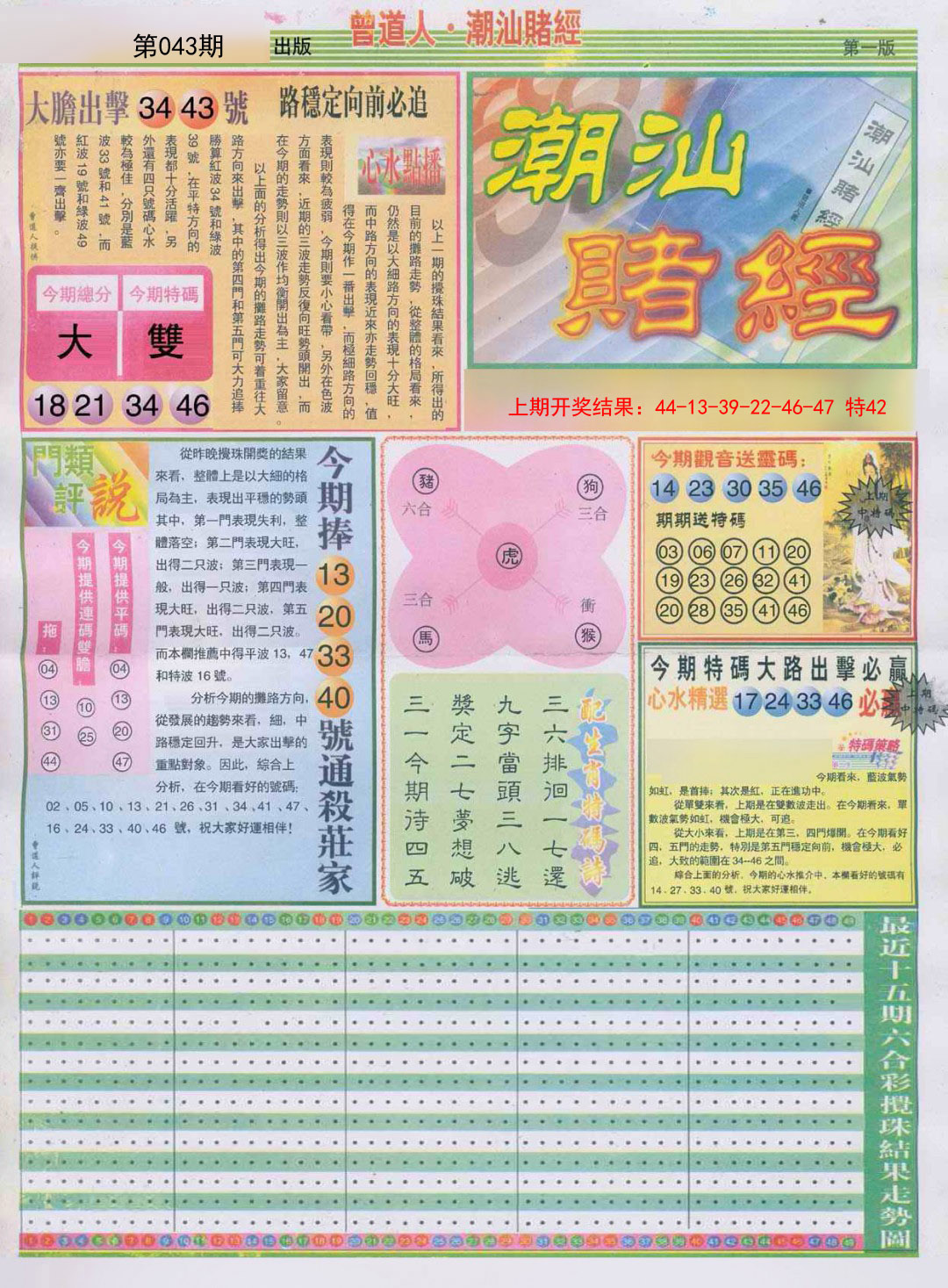 2025043期潮汕赌经A