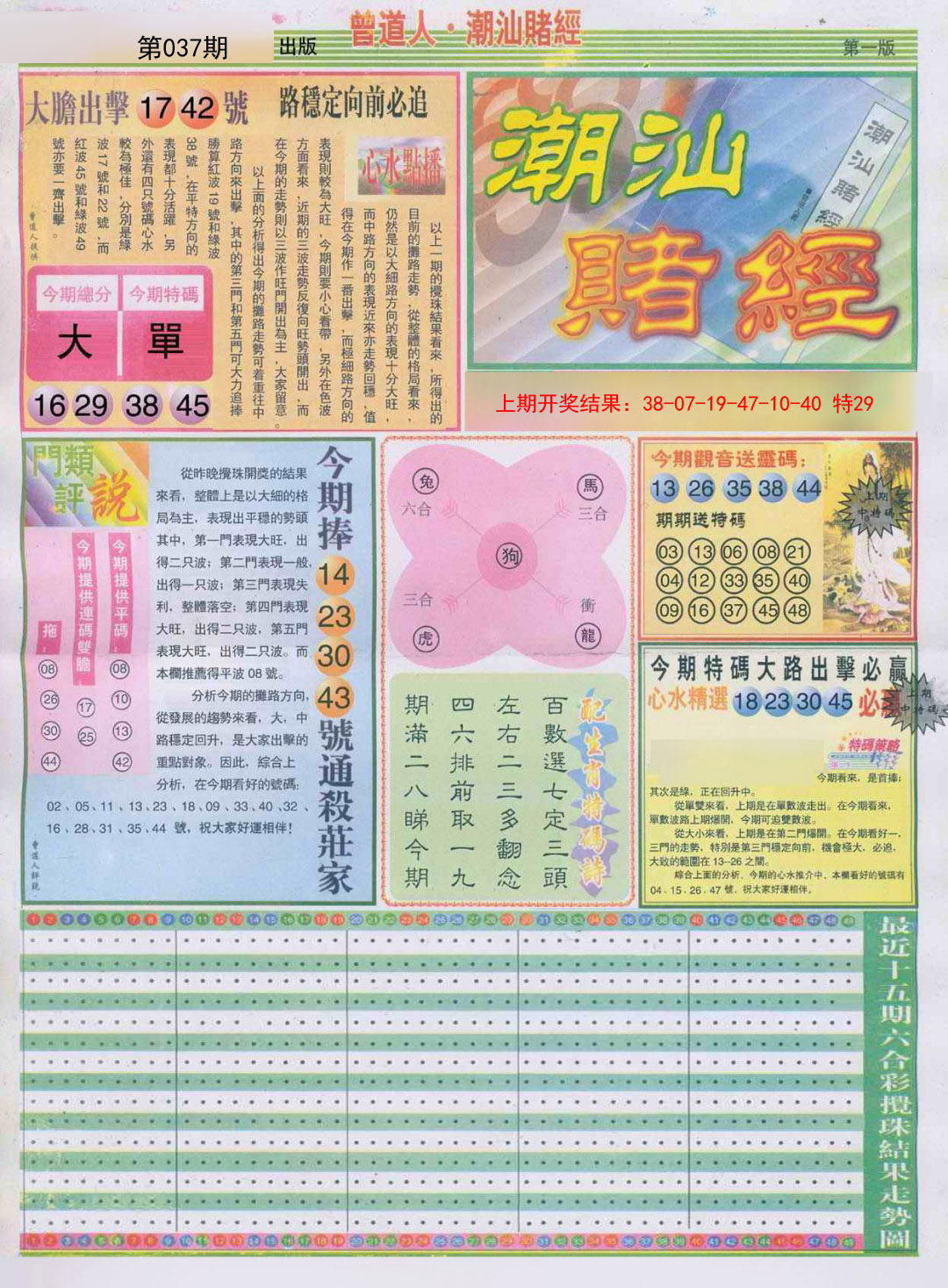 2025037期潮汕赌经A
