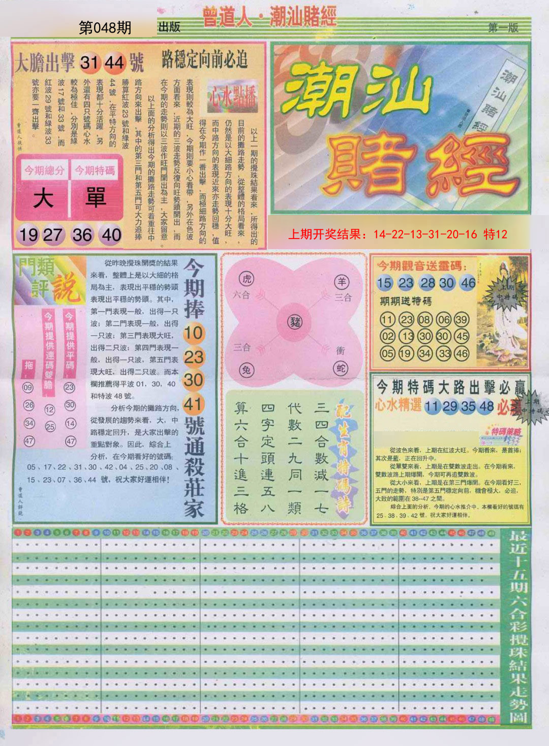 2025048期潮汕赌经A