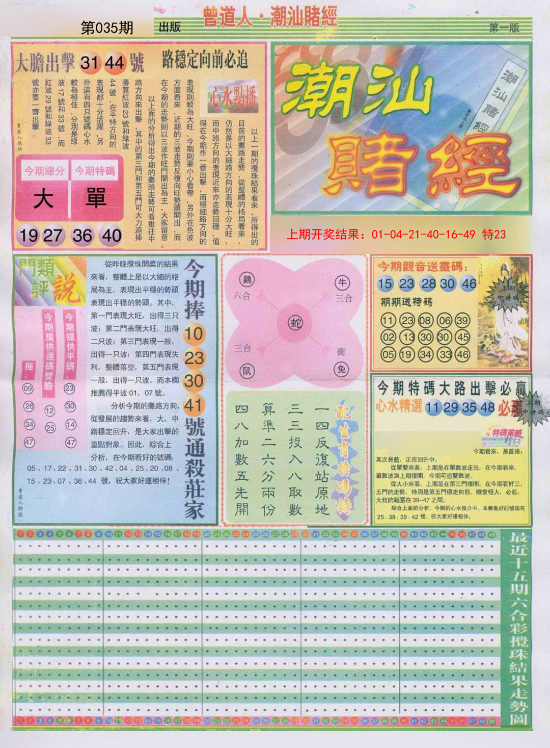 2025035期潮汕赌经A