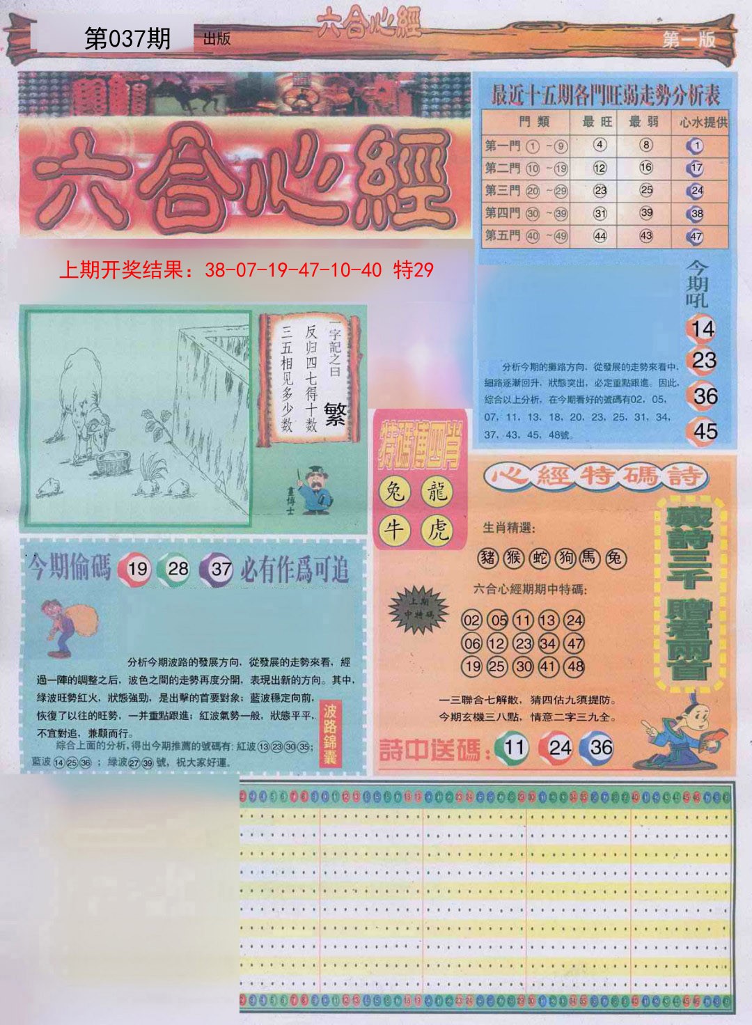 2025037期六合心经A