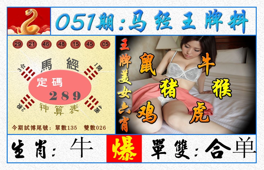 2025051期王牌料