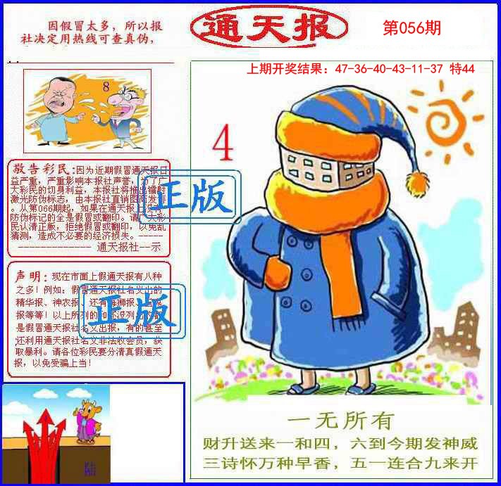 2025056期正版通天报