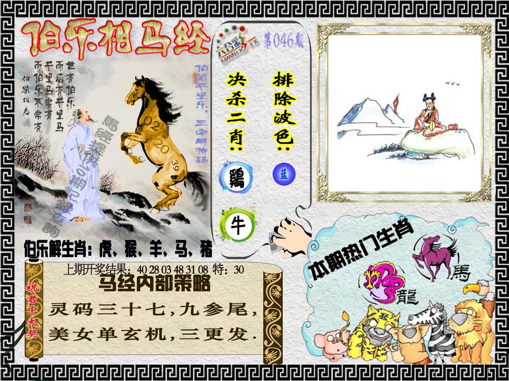 2025046期伯乐相马经