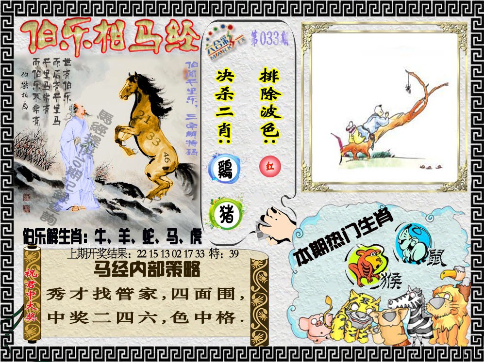 2025033期伯乐相马经