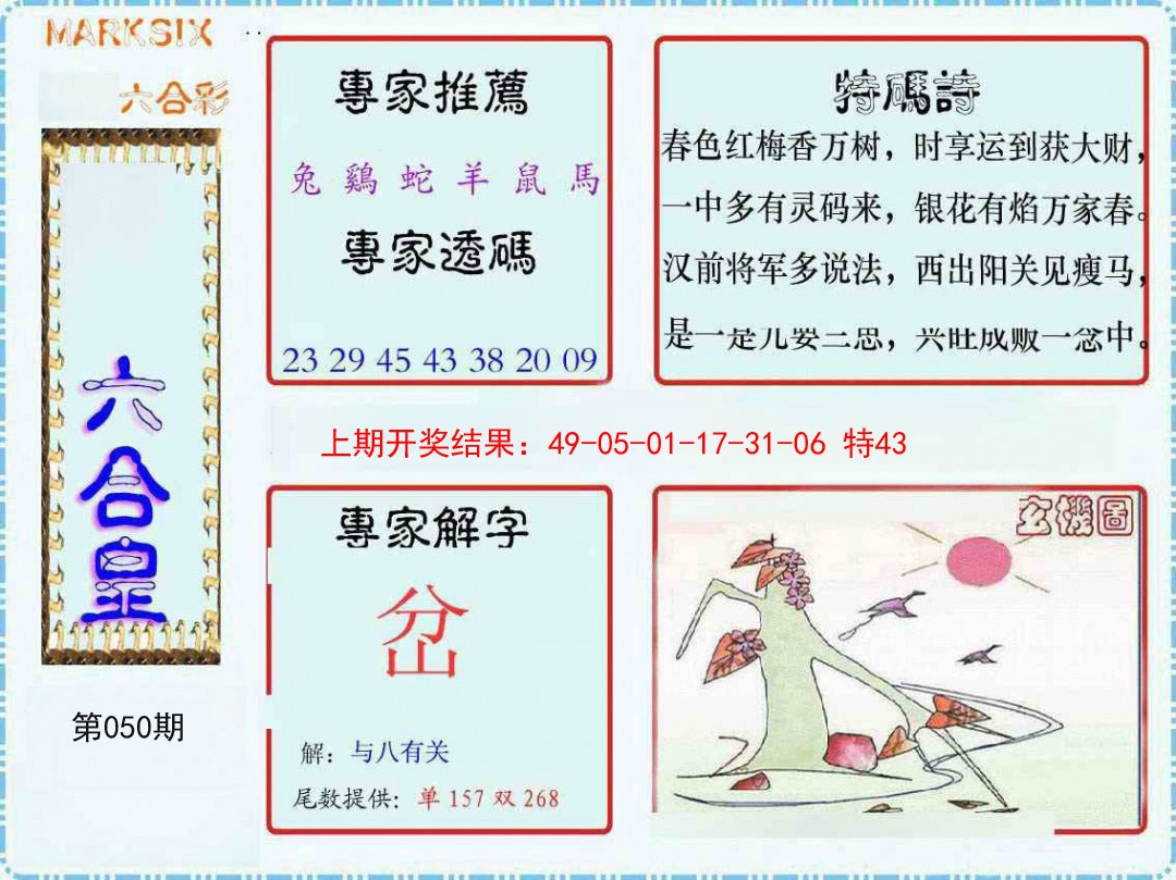 2025050期六合皇