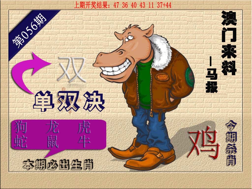 2025056期(来料)马报