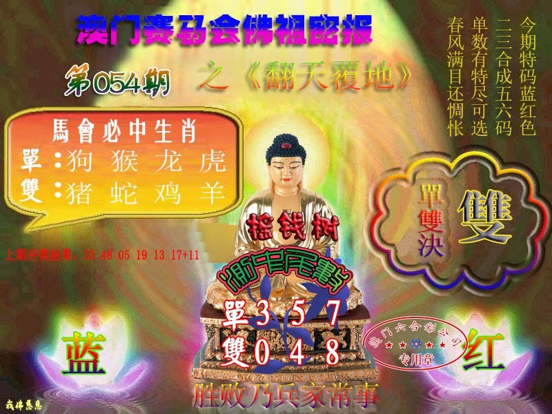 2025054期佛主密报-莲花双宝