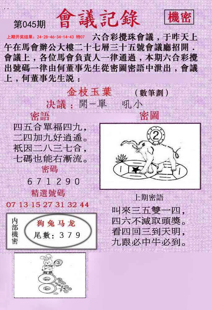 2025045期会议记录