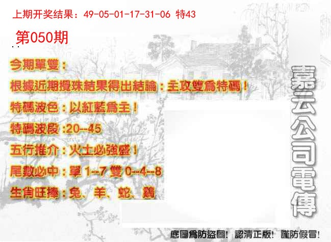2025050期嘉云公司电传