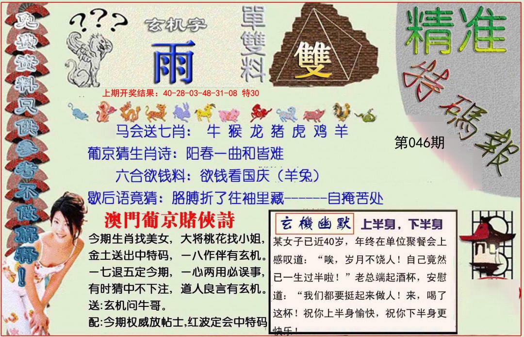 2025046期精准<特碼報>
