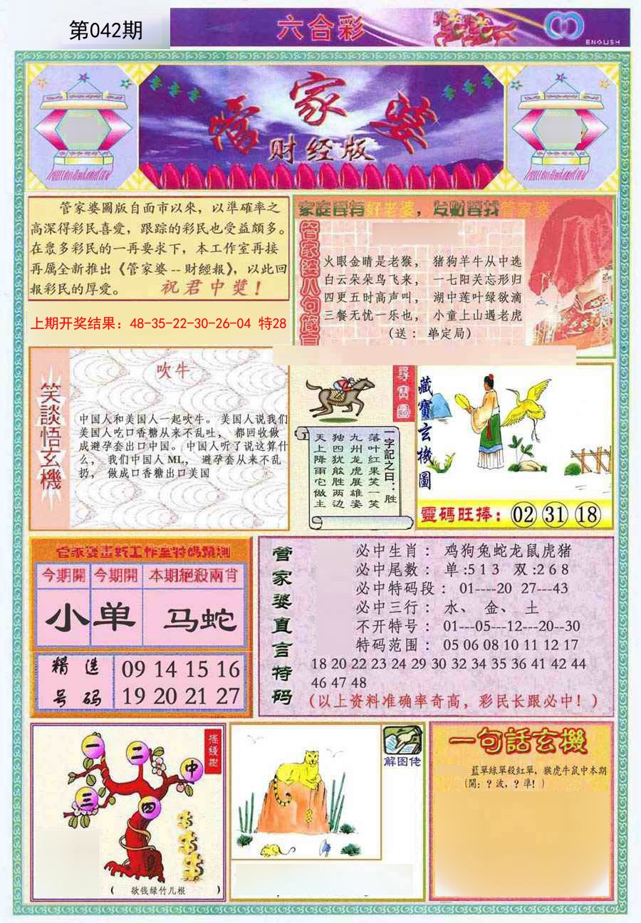 2025042期管家婆财经版