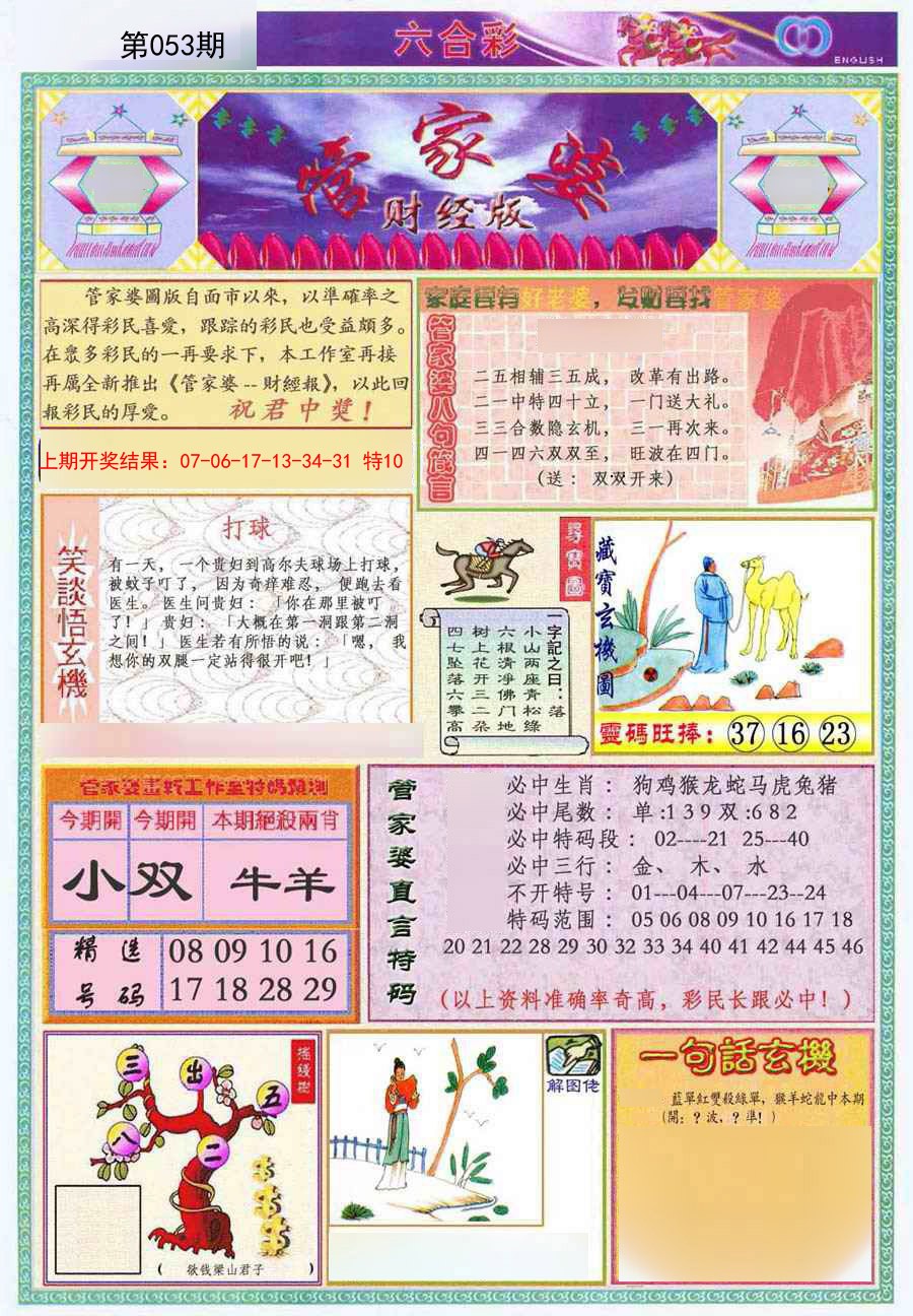 2025053期管家婆财经版