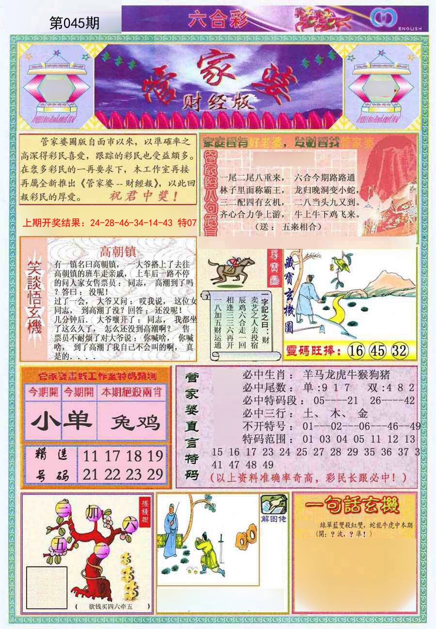 2025045期管家婆财经版