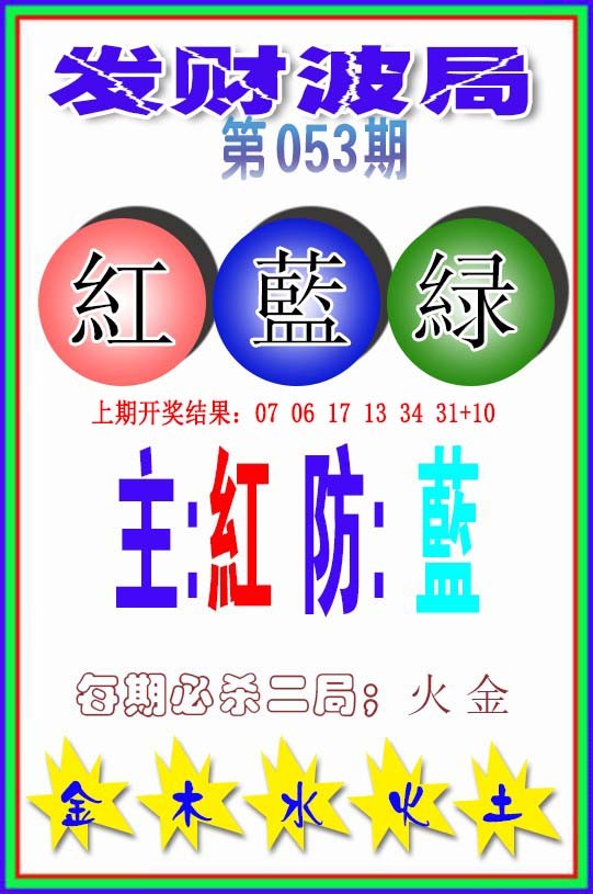 2025053期发财波局